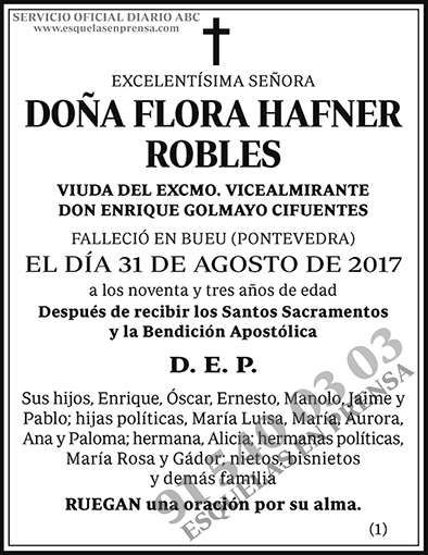Flora Hafner Robles